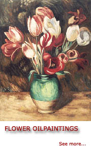 Museum quality Flower Oil Paintings: Online Shopping with Free Shipping